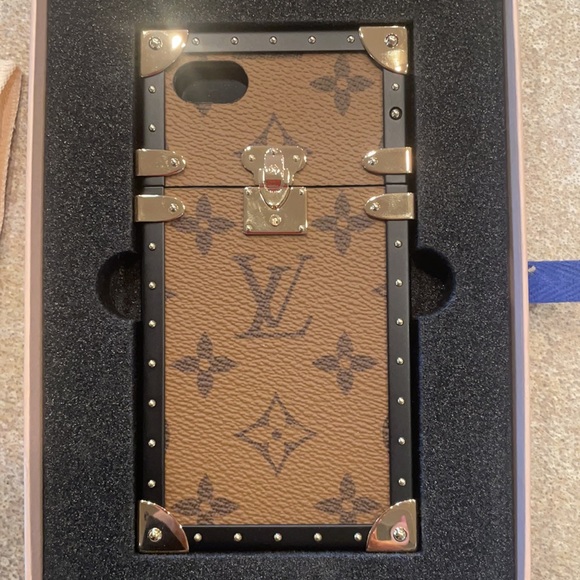 BRAND NEW Louis Vuitton Monogram Petite Malle iPhone Case 7/7S - Picture 5 of 11